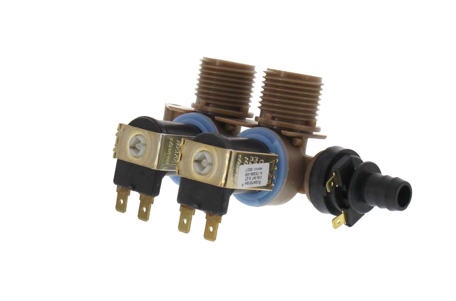 CW-347 - Genuine OEM Robertshaw Universal Washer Water Inlet Valve, E-2t